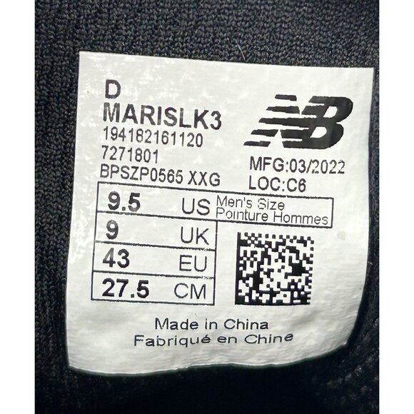 New Balance Fresh Foam Arishi V3 Mens Shoes Size 9 Black Running *MINT COND* - Picture 9 of 9